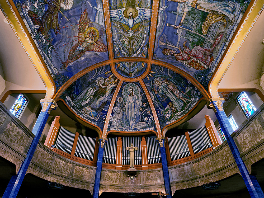 Église Saint-Blaise de Vichy, plafond P1080519