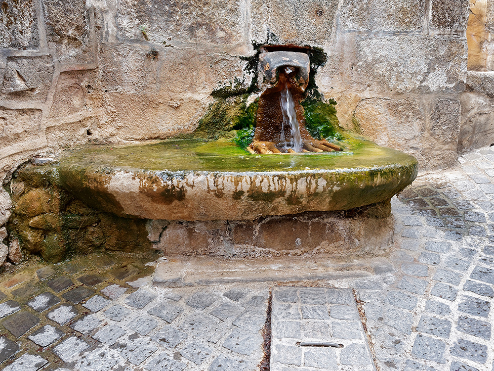 Chaudes Aigues, fontaine P1090338