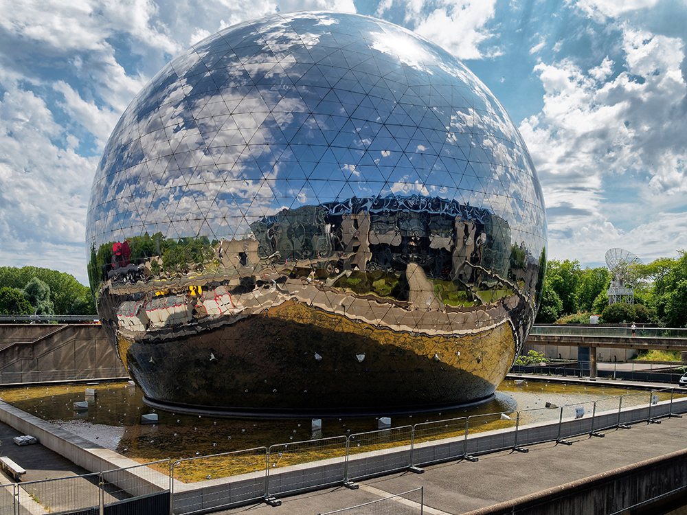 Reflets sur La Géode 2 P7110412