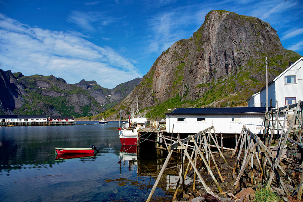 Iles Lofoten, séchoirs P7310418