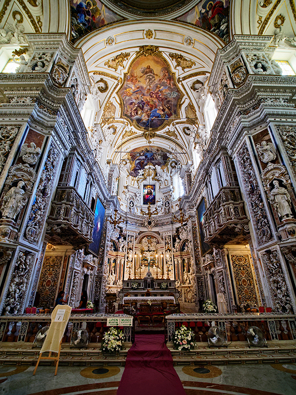 Église du Gesù, Palerme, autel P9270919