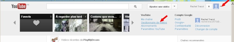 Creer un compte you tube pour héberger vos vidéos Sans_t14