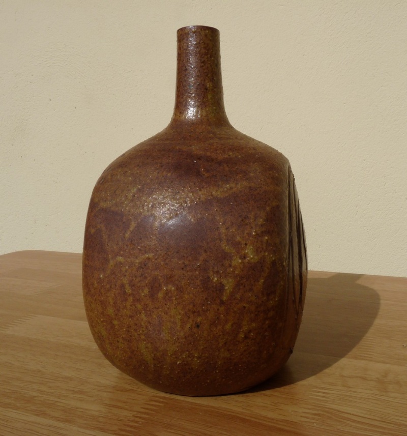 vase bouteille grés P1120221