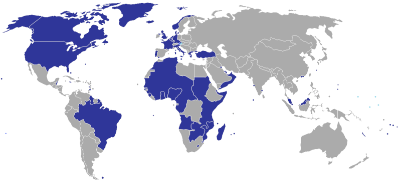 Organisation du Traité de l'Atlantique.  Carte112