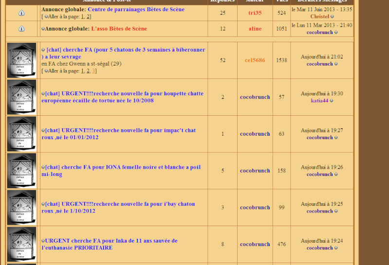 EXTREME URGENCE !!!!voici la situation a BDS ......dans la section chat Captur23