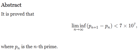 Article : First proof that infinitely many prime numbers come in pairs :D :D :D Sans_t14