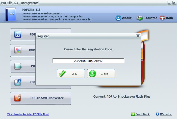 Sử dụng PDFZilla (bản quyền miễn phí) để chuyển đổi định dạng văn bản PDF 810