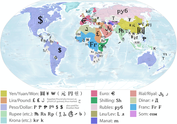 Countries and Money Curren10