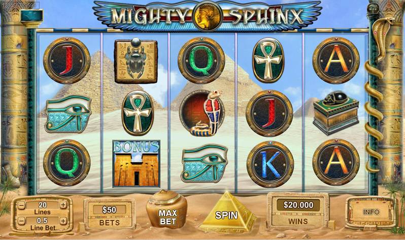 Slotsandgames new game- Mighty Sphinx Mighty10