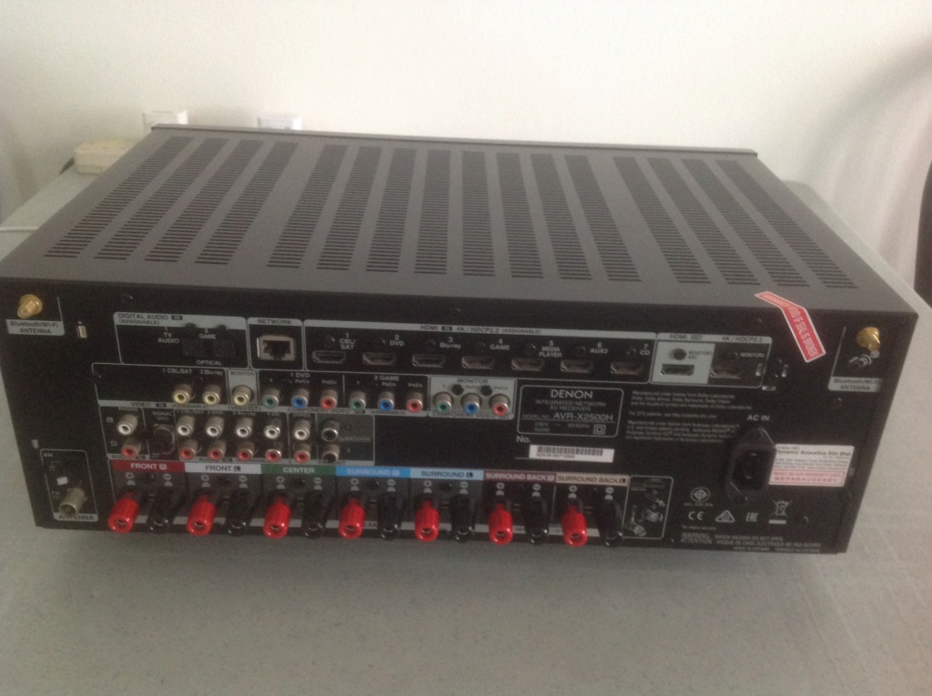 Denon AVR-X2500H AV Receiver (Sold) Img_8730