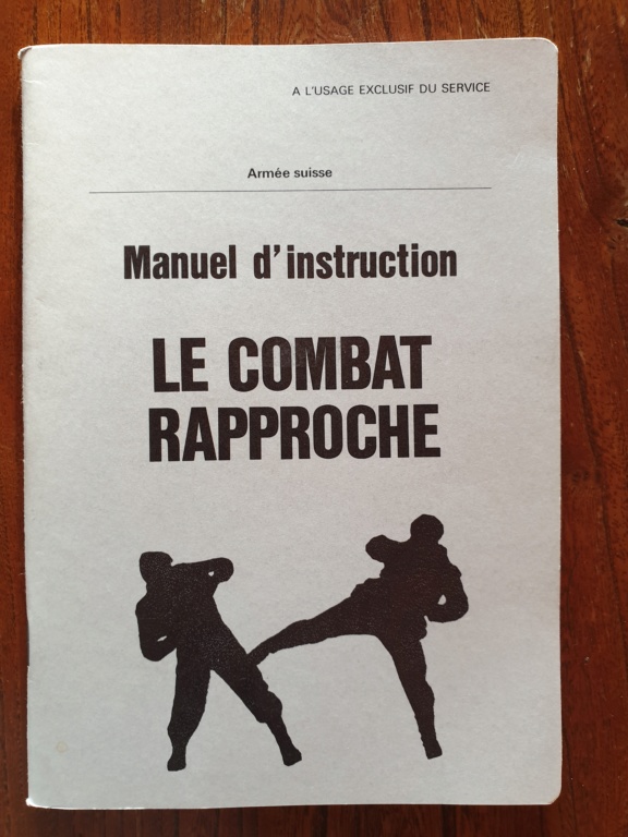 Manuel d'instruction Suisse de combat rapproché 1974 20200210