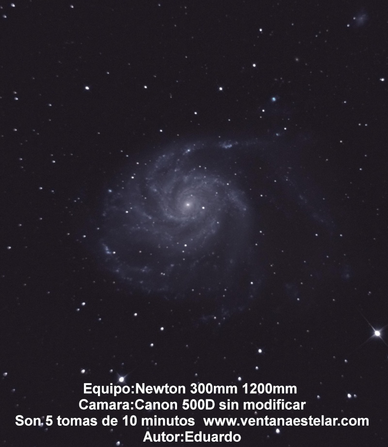 Reprocesando galaxia M101  M10110