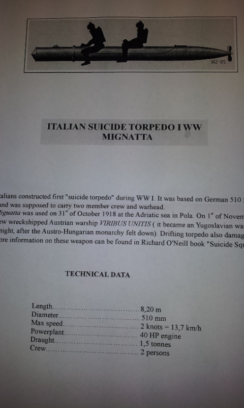 [Choroszy - Modelbud] Italian torpedo I WW Mignetta 2012-127