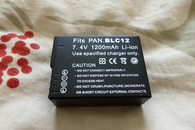 (VENDU) Batterie BLC12E compatible G5, FZ200, etc... neuve P1000010
