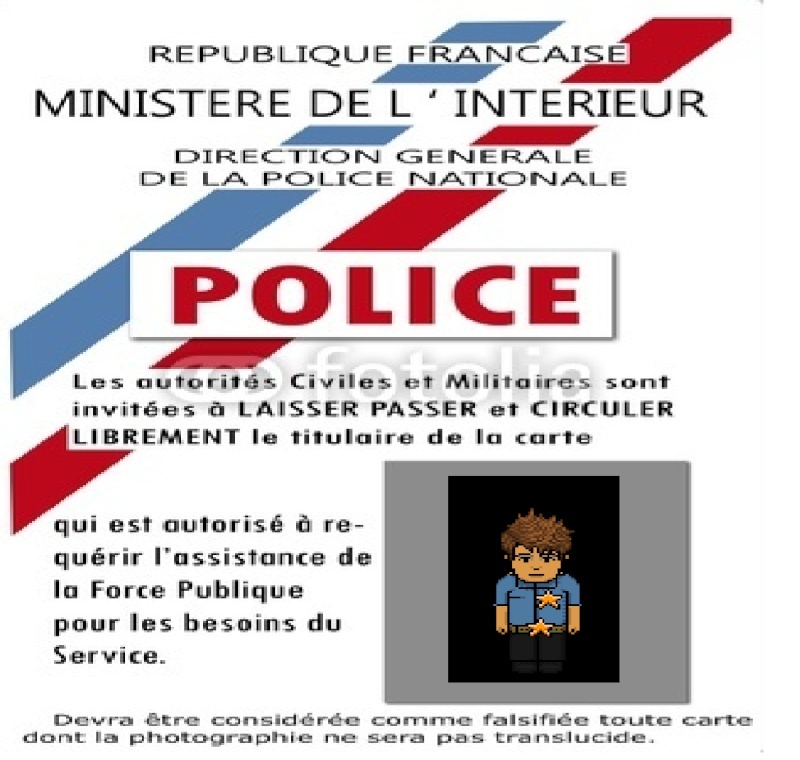 Carte de police . My_car10