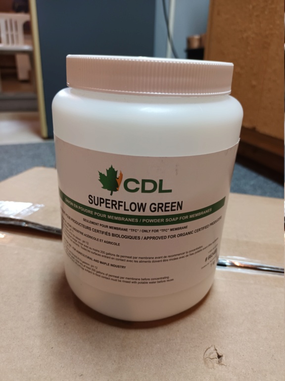 Savon bio CDL Superflow Green pour membranes d'osmose ***Vendu Merci!*** 20230411