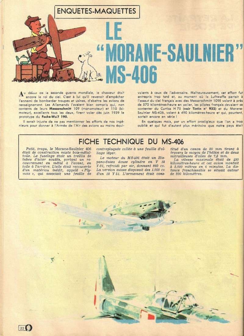 Enquête - Maquettes Magazine TINTIN du 15 09 1968 Ms_40610