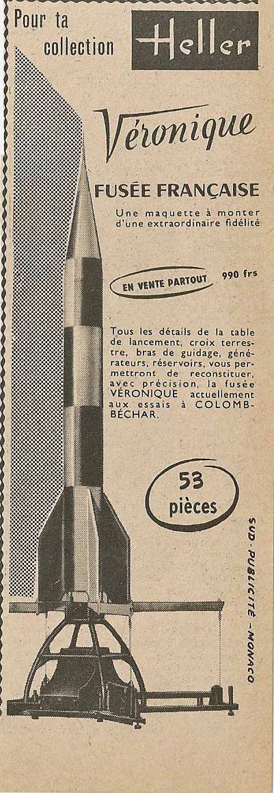 Publicité de la fusée Française VERONIQUE Veroni11