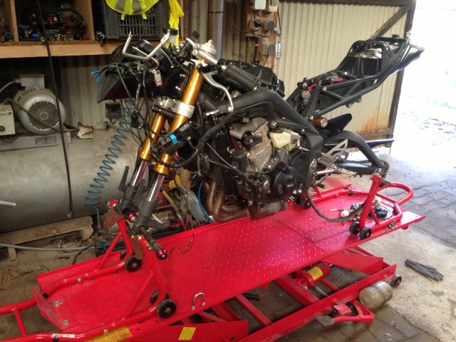 Restauration d'un Triumph Daytona 675 pour Piste Photo_15