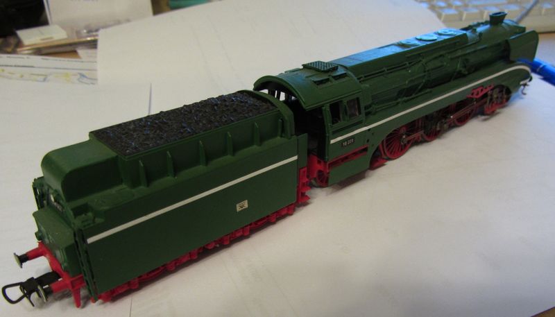 Modell der BR 18 201 erbaut 1990 18-0310