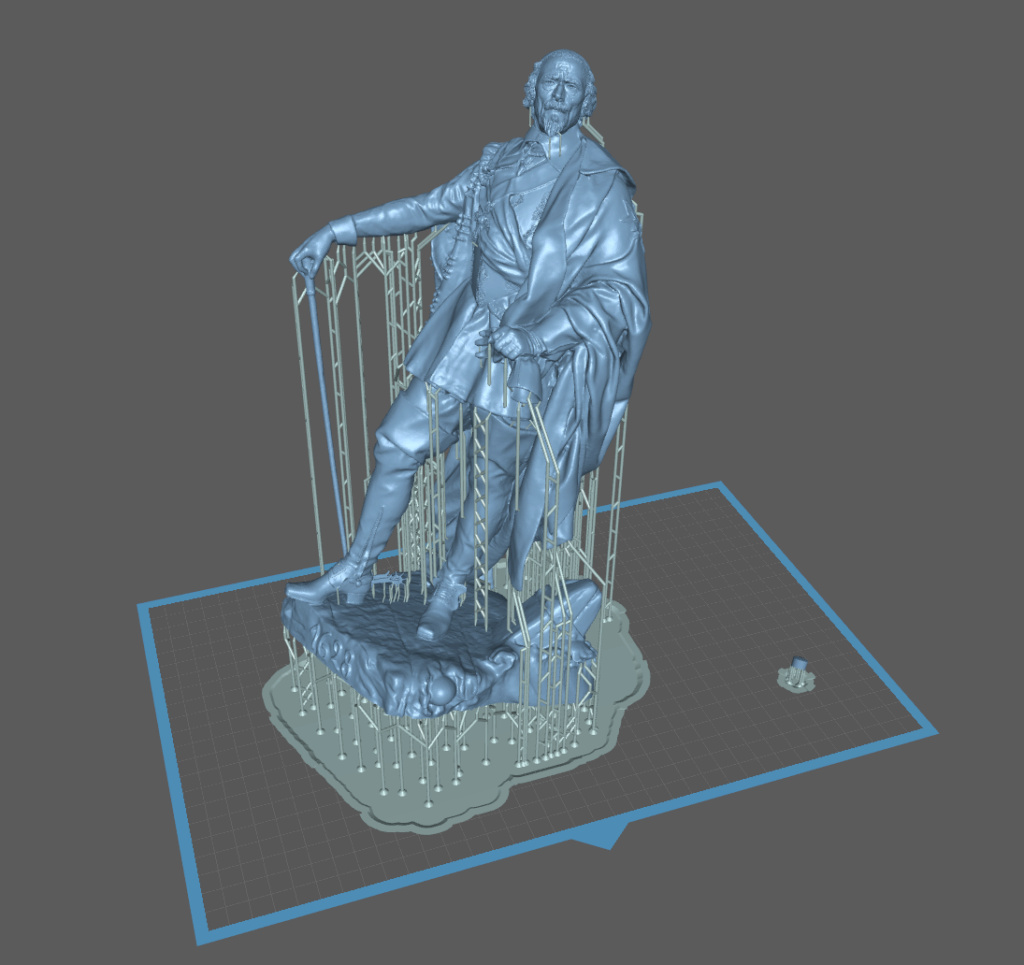 Armand Jean du Plessis Duc de Richelieu Résine 3D ( 12cm ) Terminé Captu144