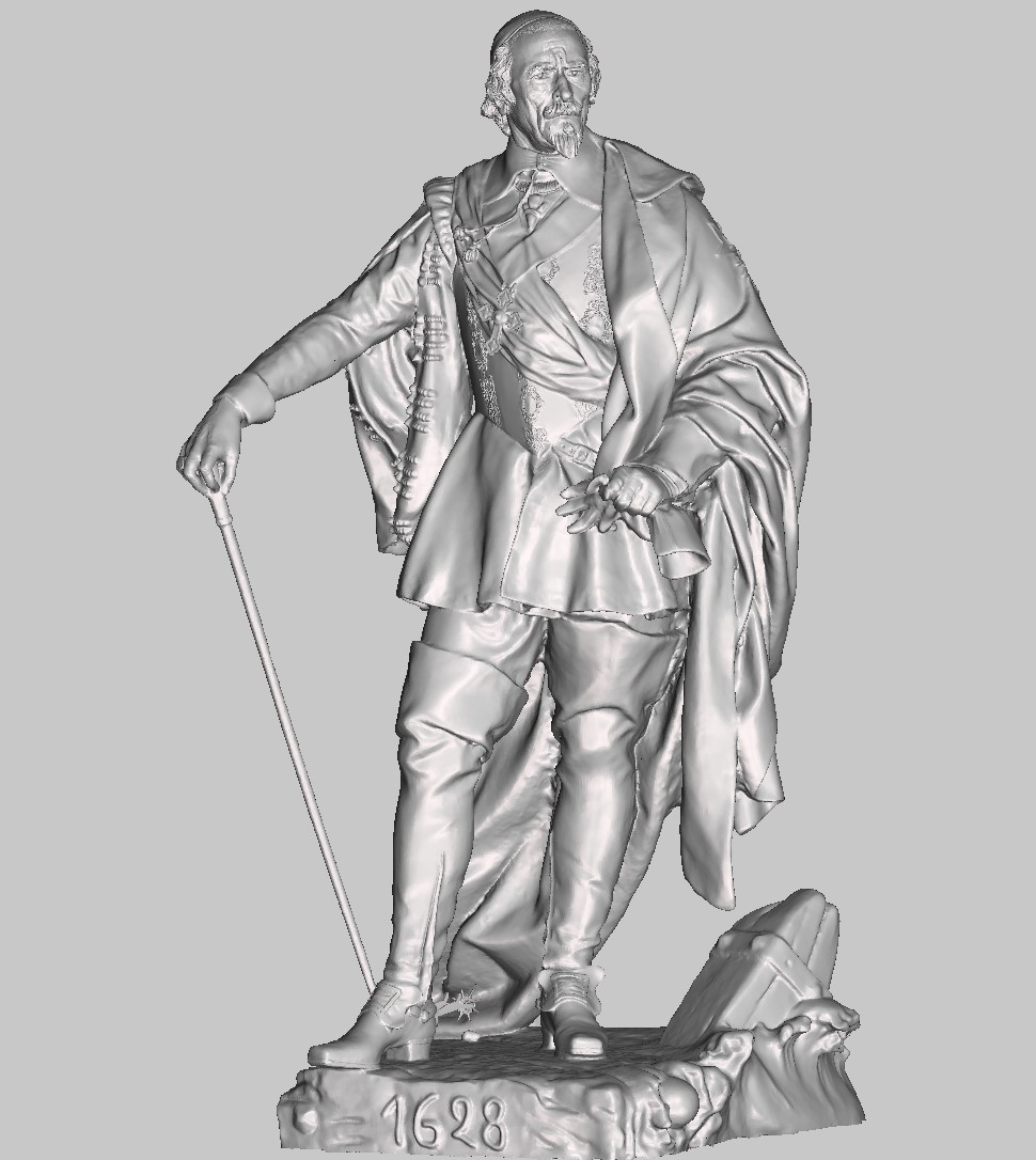 Armand Jean du Plessis Duc de Richelieu Résine 3D ( 12cm ) Terminé Captu145