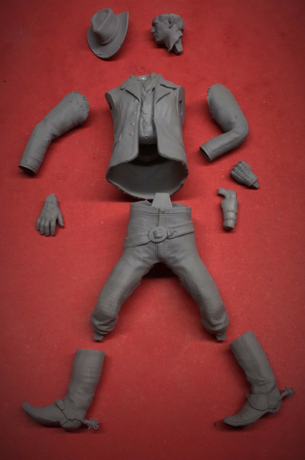 Figurine 3D résine au 1/24 Arthur Morgan du jeux PS4 "red dead redemption". Img_6311