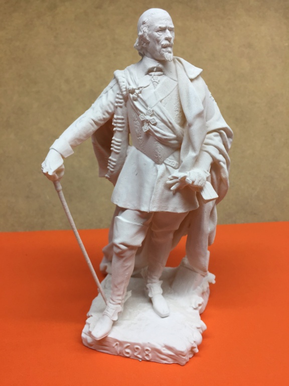 Armand Jean du Plessis Duc de Richelieu Résine 3D ( 12cm ) Terminé Img_6912
