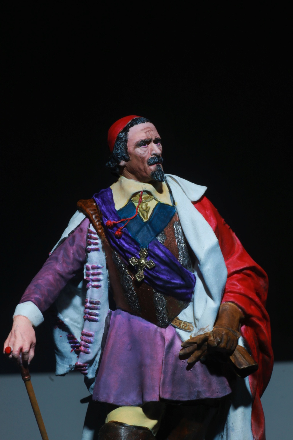 Armand Jean du Plessis Duc de Richelieu Résine 3D ( 12cm ) Terminé Img_9116