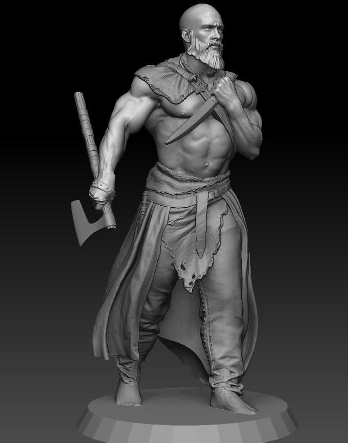 Barbarian 3D 12 cm Photo135