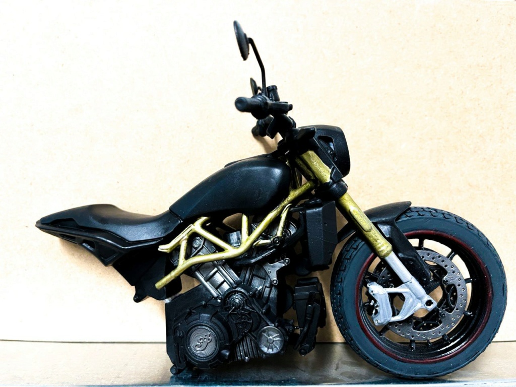 Indian FTR 1200 Triumph custom BMW Tail au 1/9 resine TERMINE Photo290