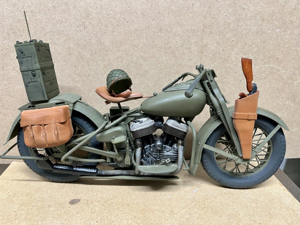 Harley Davidson WLA-42 - Résine 3D - 1/9 TERMINE Photo332