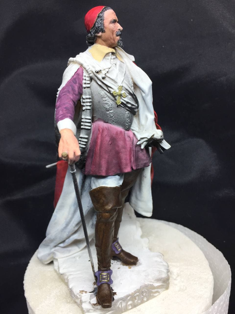 Armand Jean du Plessis Duc de Richelieu Résine 3D ( 12cm ) Terminé Photo_85