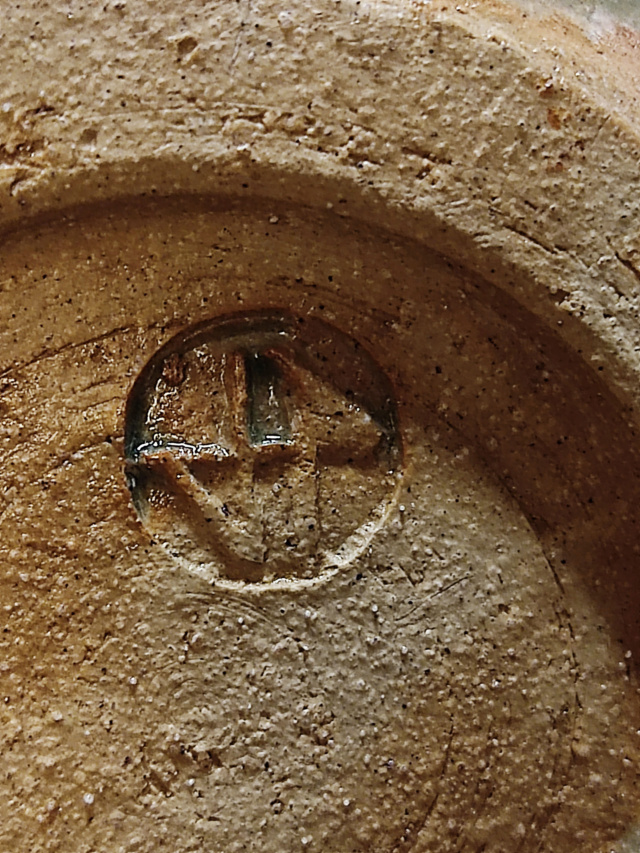 dHP mark on stoneware jug. Pot310