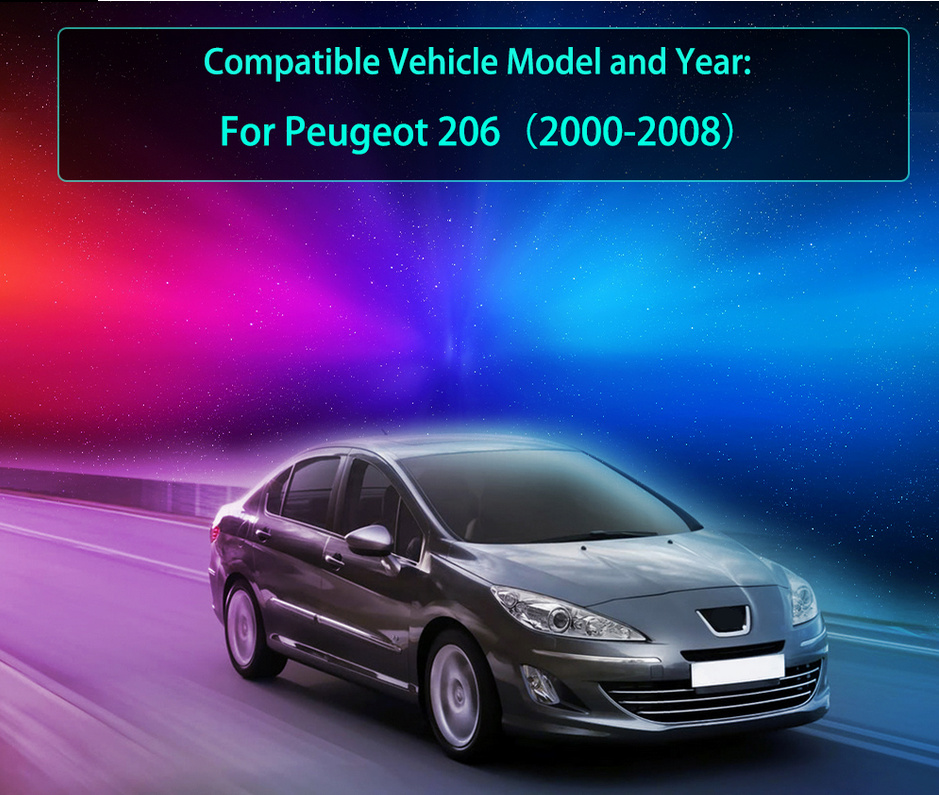 AWESAFE 7 pouces Autoradio Pour Peugeot 206 2001-2008 DVD Multimédia GPS Navigation Android 10.0 2 GO + 32 GO Captur11