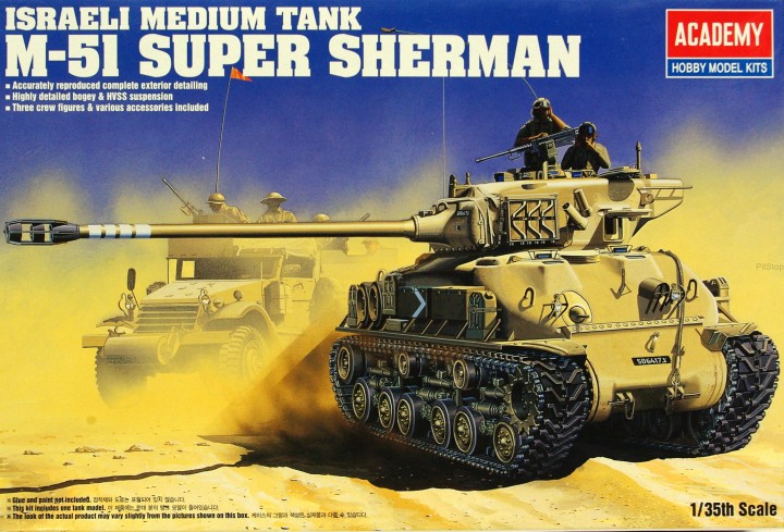 1/35 M 51 super Sherman (DRAGON) +figurines Verlinden 11325510