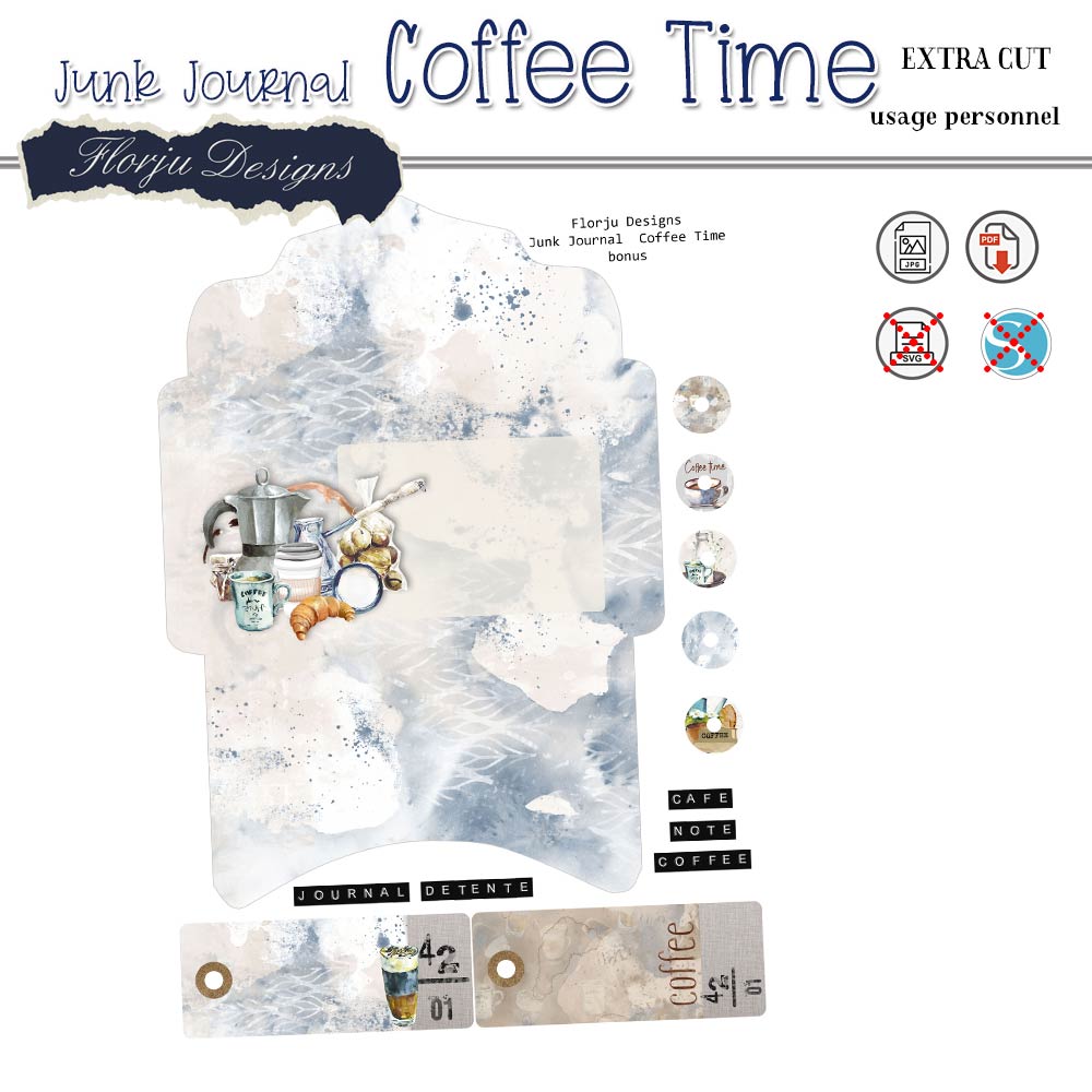 Junk Journal Coffee time  Pv_fl215
