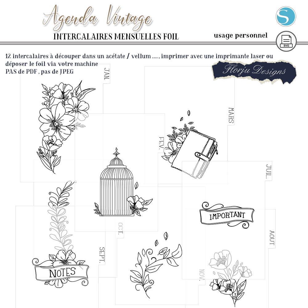 agenda vintage 2023 Pv_fl398
