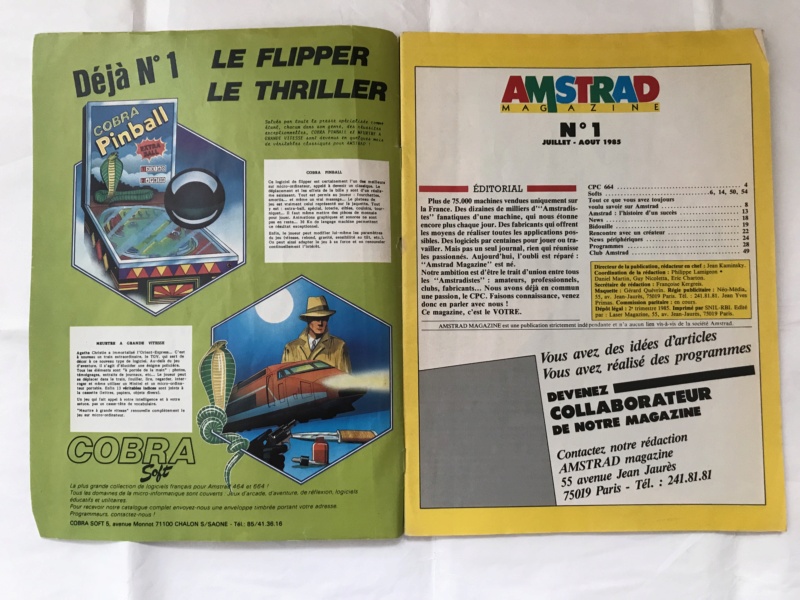 [VENDU] Amstrad Magazine n°1 "N° culte" (drfloyd, 06/08/2023) Img_9811