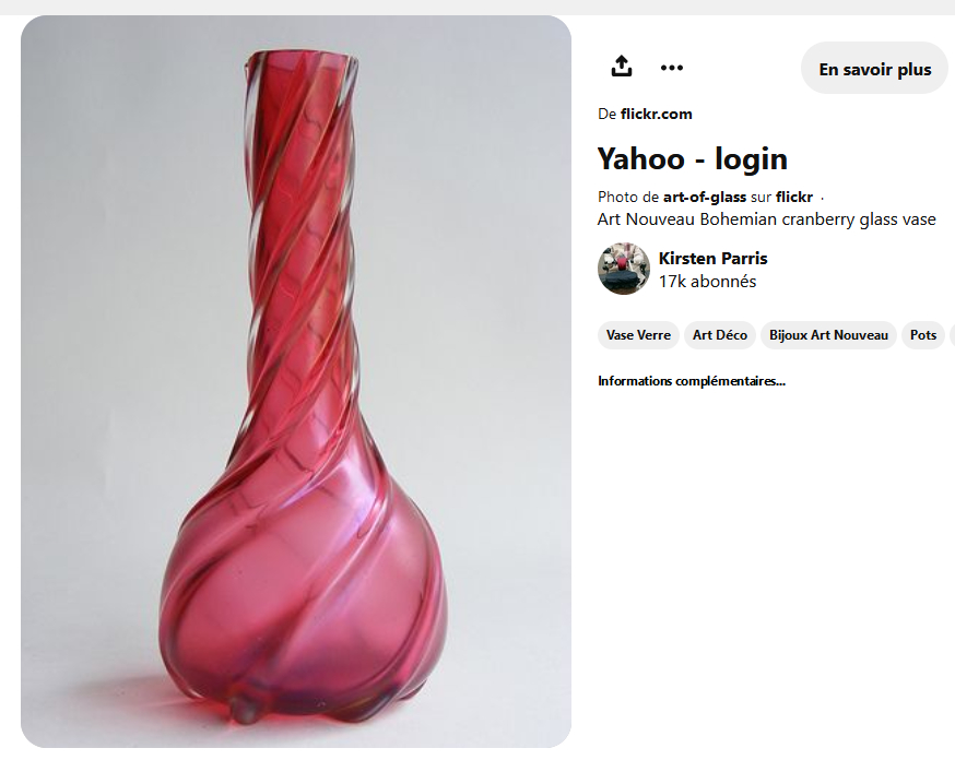 Vase ancien verre torsadé, fabrication inconnu ? 2021-117