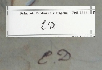 La farandole des putti signature aux initiales Hfb34g10