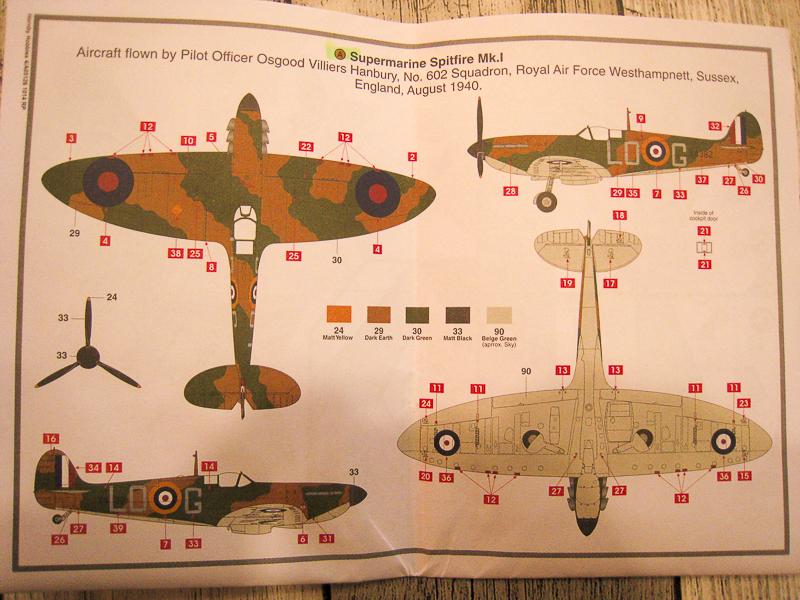 Spitfire MK1 AIRFIX 1/48 Img_0011