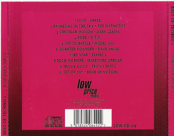 Best Of Techno (04 CD"s) (1994) 02/11/22 Back1005