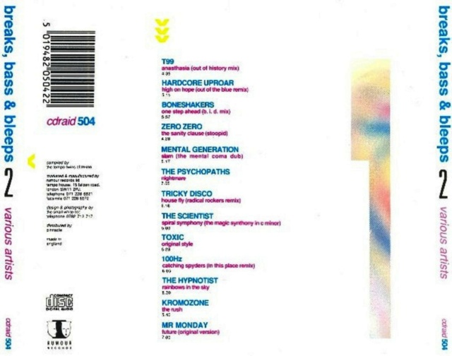 Breaks, Bass & Bleeps Vol.01 ao 04 (1990-1992) 05/11/22 Back1018