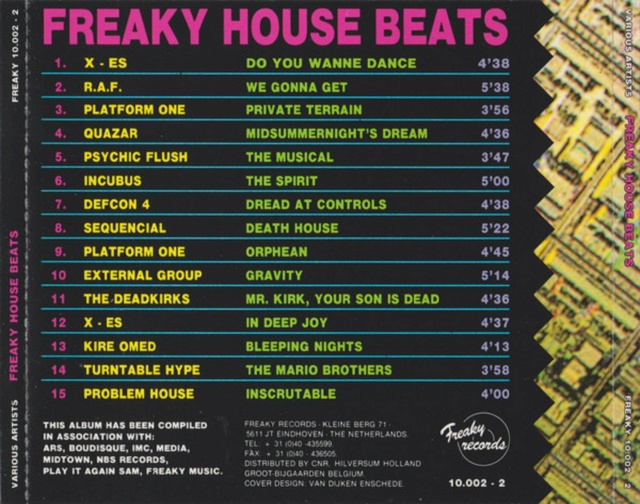 Freaky House Beats Vol. 01 e 02 (1991/92) 13/11/22 Back1031