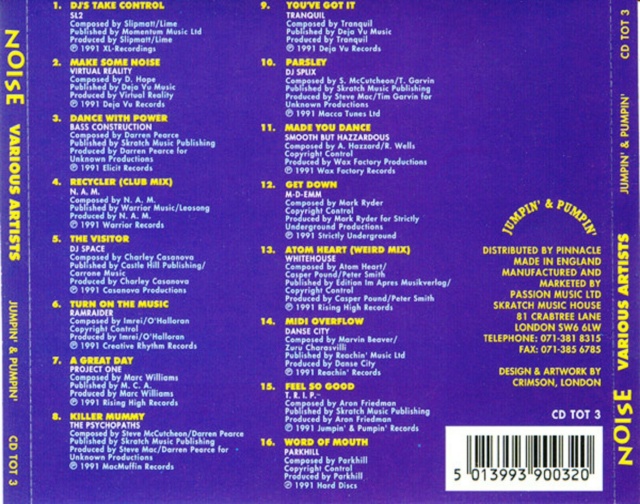 Noise  Vol. 01 ao 03 (1991/92) 13/11/22 Back1033