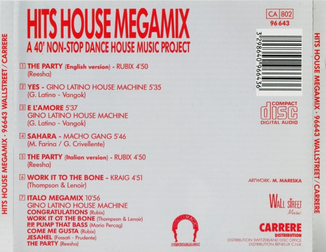 Hits House Megamix (1988) 15/11/22 Back1037