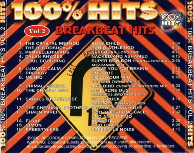 100% Breakbeat Hit's Vol.01 e 02 (1998) 10/12/22 Back1062