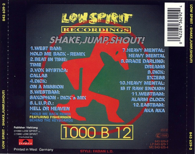  Low Spirit - Shake, Jump, Shout! (1990) - 11/12/22 Back1069