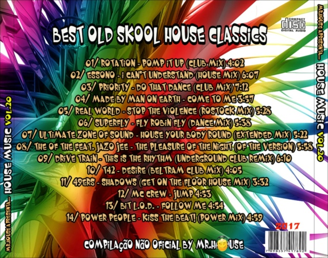 Coleção " House Music by Mr.House" 70 Volumes (1986/1993) Back1187